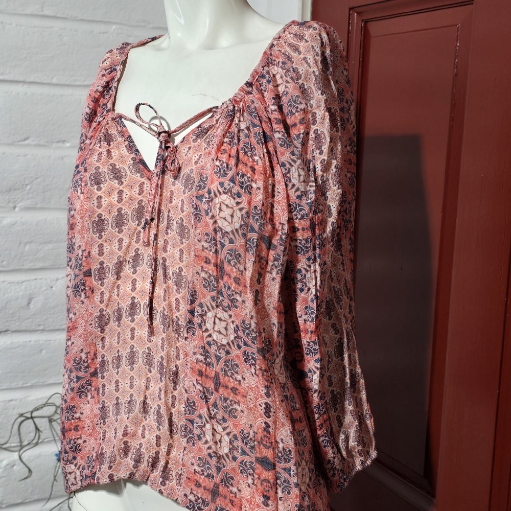 Fred David Boho Blouse Sz. 2X